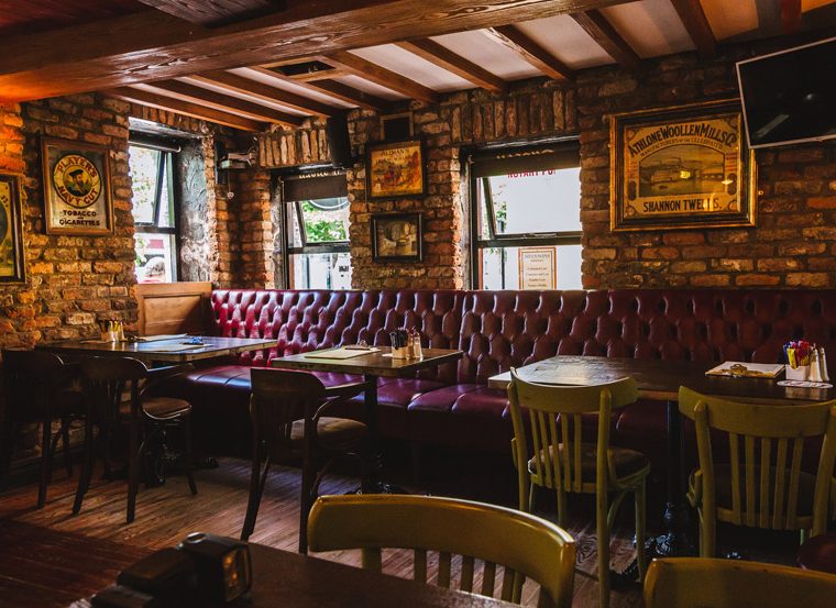 The Cock Tavern Swords pub front bar right