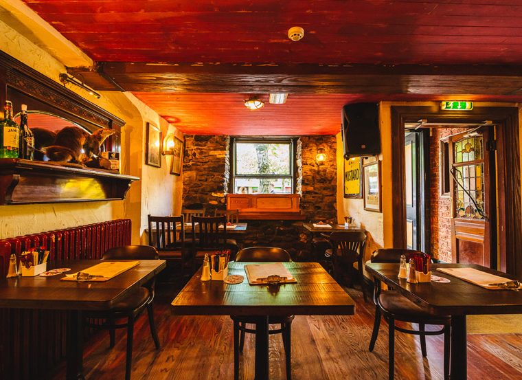 The Cock Tavern Swords font lounge left